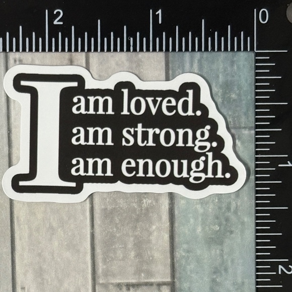 ๐10/$10๐ Inspirational Black & White Reusable Waterproof Vinyl Sticker Decal - Picture 1 of 1